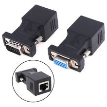 Female/Male VGA to RJ45 Connector Video Extender Computer/Laptop Accessories Desktop PC Parts for Macbook 2024 - buy cheap