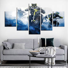 5 painéis fotos de motocicleta pintura em tela decoração para casa arte de parede moto piloto impressões hd poster para sala de estar 2024 - compre barato