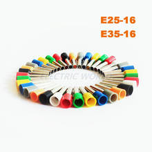 E25-16 E35-16 Изолированные Наконечники шнура Кабельный соединитель провода изоляционные обжимные провода соединитель E10-18 2024 - купить недорого