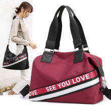 High Quality Women Shoulder Bags Female Large Travel Handbag Nylon Waterproof CrossBody Bag Lady Messenger Bags Letter Tote Bag 2024 - buy cheap