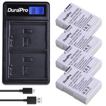 Аккумулятор DuraPro EN-EL14a EL14 + зарядное устройство LCD USB для Nikon D5600,D5500,D5300,D5200,D5100,D3200,D3300,P7800,P7700,P7100 2024 - купить недорого