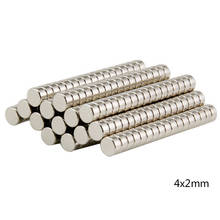 50PCs Neodymium Magnets 4x2mm Permanent   N35 Neodymium Magnets  Earth Disc For Refrigerator Office 2024 - buy cheap