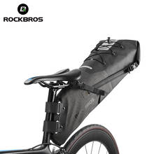 ROCKBROS Waterproof Bike Bicycle Saddle Bag Reflective Large Capacity Foldable Tail Rear Bag Cycling MTB Trunk Pannier Backpack 2024 - buy cheap