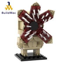 BuildMoc Brickheadz фигурки Монстр эксперт животные Модульные строительные блоки MOC мультипликационный персонаж кирпичи игрушка для детей 2024 - купить недорого