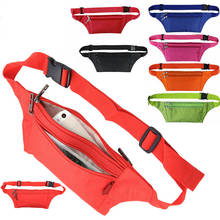 2020 Neon Colors Outdoor Sport Bum Bag Fanny Pack Travel Waist Money Belt Zip Pouch Wallet Unisex 2024 - buy cheap
