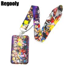 Funny Cartoon Characters Fashion Lanyard ID Badge Holder Bus Pass Case Cover Slip Bank Credit Card Holder Strap Card Holder 2024 - buy cheap