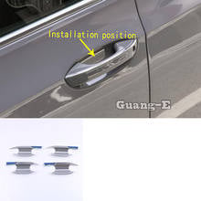 For VW Volkswagen Golf8 Golf 8 2019 2020 2021 Car Styling Cover Detector Trim ABS Chrome External Door Bowl Stick Frame Parts 2024 - buy cheap