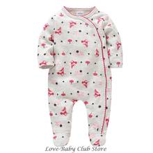 Newborn Infant Girls Rompers Baby Boys Jumpsuits Autumn Winter One-Pieces Printing Roupa de Bebes 3M 6M 9M 12M 2024 - buy cheap