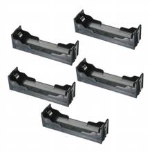 5pcs Black DIY ABS Storage Box Holder Case For Li-ion 18650 3.7V Battery 2 Pins 2024 - buy cheap