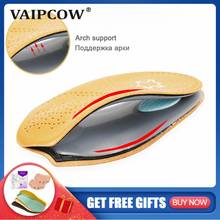 3/4 length Leather insole Flat Foot Orthotic insoles Arch Support 2.5cm Half Shoe Pad Orthopedic Insoles Unisex dropshipping 2024 - buy cheap