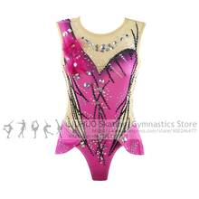 Ice Skating Dress Women Girls Teens Competitions  Kids Rhythmic Leotard Artistic Christmas Gifts Multicolor 2024 - buy cheap