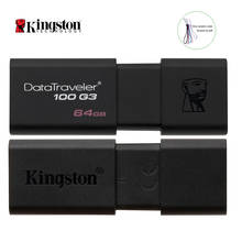 Kingston USB 3.0 Pen Drive  32GB 64GB 128GB USB Flash Drive Mental Pendrive Stick Ring Memory Flash Memoria USB DT100G3 2024 - buy cheap