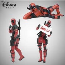 Figura de acción de Disney de Marvel Deadpool 2, figura de PVC con postura, colección de decoración de Anime, regalo de Navidad, modelo de juguetes para niños 2024 - compra barato
