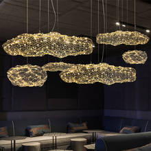 Nordic replica lamp Art floating lamp Designer Pendant Lights Creative Bedroom Hotel Hall Restaurant Bar cloud light fixtures 2024 - buy cheap