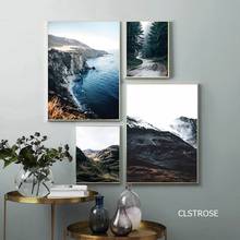 Nordic Modern Style Broad Mountain Peak Landscape Posters Art Canvas Pictures For Living Room Decorative Painting Unframed 2024 - buy cheap