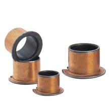 2pcs 22mm-25m ID SF1-F opening flang brass composite bushing wear-resistant sleeve bush oil brassiness bearing 10mm-35mm long 2024 - buy cheap