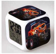 2021 LED Digital Alarm Clock Blaze and the Monster Machines reloj despertador  Plastic Luminous Watches Kids Christmas Gift 2024 - buy cheap