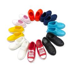 1:6 Doll Shoes Fashion Sneakers For Barbie Dolls Accessories Casual Wear Platform Doll Sneakers for Blythe 1/6 BJD Dollhouse Toy 2024 - купить недорого