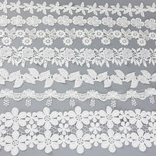 (1 yard) cotton trim lace fabric Webbing Decoration Love gift ribbons crafts 2024 - buy cheap