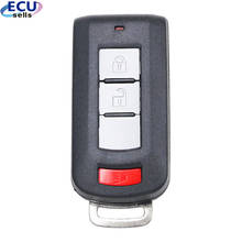 2+1 Buttons Replacement Remote Car Key Shell Case Fob for Mitsubishi Outlander Lancer Eclipse Galant With insert Small key 2024 - buy cheap