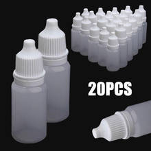 20pcs 10ml/20ml White Empty Plastic Squeezable Dropper Bottles Eye Care Liquid Refillable Bottles Dropper Bottles 2024 - buy cheap