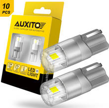 10 pces t10 w5w canbus nenhum erro conduziu luzes 3030smd 196 168 lâmpada led auto interior do carro estacionamento posição luz da placa de licença 2024 - compre barato