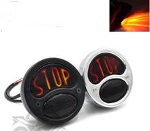 Motorcycle Signal Lamp Round Stop Brake Turn Signal Running Light for Honda Yamaha Suzuki Kawasaki 2024 - buy cheap