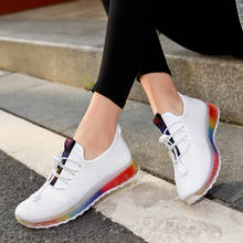Sapatilhas femininas 2020 novas chegadas marca esporte sapato tênis de corrida de fitness ao ar livre jogging calçados senhoras bonito colorido solas sapato 2024 - compre barato