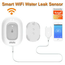 Smart Tuya Wifi Water Leak Alarm Sensor Wireless Security Intelligent Detector APP Alert Smart Home Security Alarm Detector 2024 - buy cheap
