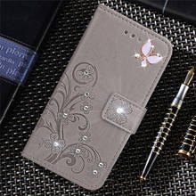 Flip Book Case for Alcatel A3 5046D 3L 2019 1V 2020 One Touch Idol 5 5S 3 4 Flower Leather Wallet Phone Cover 2024 - buy cheap