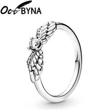 Octbyna Angel Wings Brand Ring High Quality Cubic Zirconia Engagement Wedding Jewelry For Women Party Ring Valentine's Day Gift 2024 - buy cheap