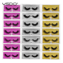 YSDO 1 pairs mink eyelashes lashes maquillaje dramatic eyelashes natural false eyelashes volume 3d mink lashes makeup faux cils 2024 - buy cheap