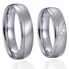 Custom handmade couple wedding silver 925 rings for men and women 1 pair Love Alliance marriage finger ring 2024 - buy cheap