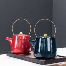Ceramic Kung Fu Teapot Loop-Handled Teapot Tea Set Household Small Teapot with Filter Single Teapot  Ceramic Tea Pot Tea Carafe 2024 - buy cheap