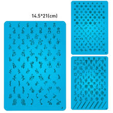 HOTSALE 3pcs/LOT XL Medium Size Stamp Stamping Image nail Plate Print Nail Art Large BIG Template DIY 2024 - buy cheap