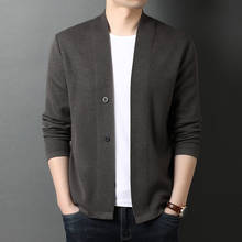 2020 Autumn New Men's Brand Casual Cardigan Sweater Fashion Korean Version Thin Long Sleeve Coat Male Clothes 2024 - buy cheap