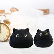 40cm/55cm Kawaii Black Cat Shaped Soft Plush Pillows Doll Lovely Cartoon Animal Stuffed Toys Girls Valentine Day Gifts Ornaments 2024 - buy cheap