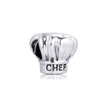 Fit Pandora Bracelet 925 Sterling Silver Chef Hat Cooking Charms Metal Beads for Jewelry Making Berloques 2024 - buy cheap