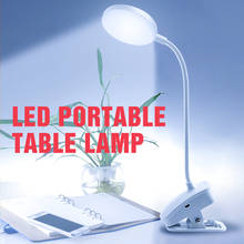 USB Study Lamp 3 Color Table Light LED Touch Dimming Reading Lampe LED Clip Desk Light 5V Portable DeskTop Ampoule 18650 Battery 2024 - buy cheap