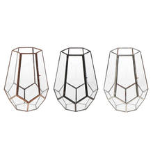 Шестигранный геометрический Террариум стеклянный цветок дом кольца коробка подсвечник 2024 - купить недорого