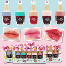 5PCS/SET Lip Gloss Kit Ice Cream Lip Tint Mirror Long-Lasting Waterproof Makeup Korean Cosmetics Moisturizing Liquid Lipstick 2024 - buy cheap