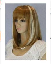 Shun & Wholesale &>> hermosa rubia mixta, peluca recta media-larga para mujer 2024 - compra barato