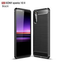 Anti-knock Case For Sony Xperia 10 II Case Soft TPU Brushed Cover For Sony Xperia 10 II Phone Fundas Coque for Sony Xperia 10 II 2024 - buy cheap