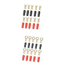 10 Pairs 8 AWG Car Electronics Ring&Fork Terminals Connectors Brass Contact 2024 - buy cheap