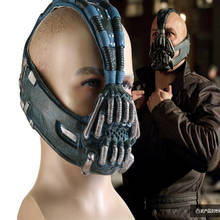 Bat bane máscara role play cavaleiro escuro adulto tamanho capacete halloween dança máscara cosplay prop 2024 - compre barato