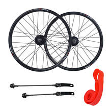 20 inch 1.25-2.215 Folding Bike Wheel Bicycle Wheelset Schrader Valve 32H Hub Folded Bicycle Wheelset Repair Component 2024 - buy cheap