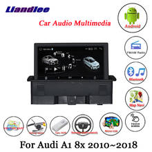 Sistema dos multimédios do andróide do carro para a tela hd do androidauto de carplay do jogador da navegação do rádio de audi a1 8x 2010-2018 2024 - compre barato