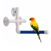 Pet Birds Wall Suction Cup Toys Paw Grinding Stand Shower Folding Perches Parrot  Toys 2024 - buy cheap