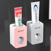 Dispensador de pasta dental automático Lazy, soporte para cepillo de dientes, exprimidor de pasta de dientes de plástico de montaje en pared para inodoro, baño y casa 2024 - compra barato