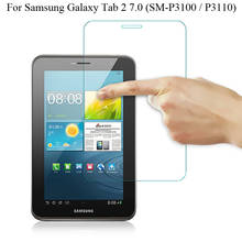 Защитная пленка из закаленного стекла для samsung Galaxy Tab 2 7,0 дюймов Gt-P3100 P3110 P3113 2024 - купить недорого